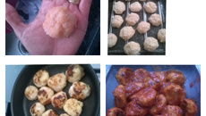 Almôndegas de frango