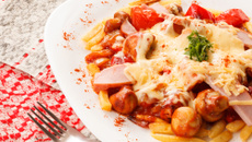 Batata frita gratinada de buteco