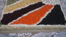 Torta salgada de pão de forma