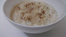 Arroz doce light