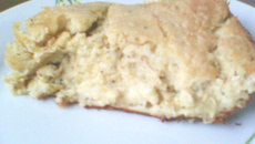 Torta de frango com creme de milho