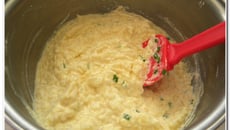 Arroz cremoso de mandioquinha