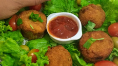 Cheeseburguer onion rings