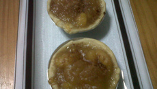 Pizza de banana na forminha de empada