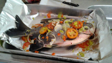 Peixe ao leite de coco