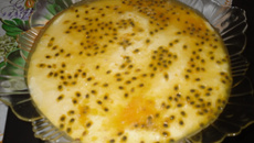 Mousse fácil de maracujá