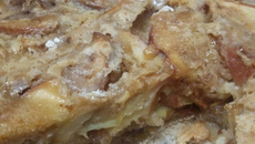 Torta de maçã em camadas