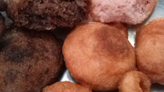 Bolinho de chuva de morango ou chocolate (sem ovo)