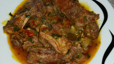 Costela na panela de pressão da Scha.