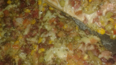 Pizza rápida de liquidificador