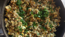 Farofa de aveia em flocos da Gaby