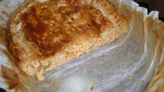 Torta de frango com palmito