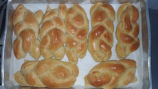 Pão caseiro amanteigado