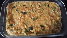 Abobrinha cremosa com cenoura