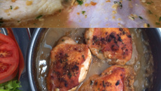 Coxa com sobre coxa na cerveja