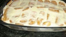 Pavê de bolacha de maizena