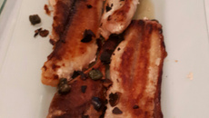 Surubim ao  azeite com  alho