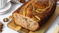 Bolo de banana com amaranto (sem glúten e sem leite)