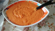 Purê de abóbora