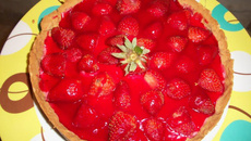 Torta de morango da Caca