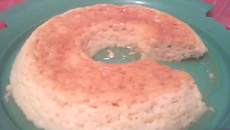 Pudim de leite condensado de micro-ondas