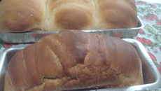 Pão caseiro simples