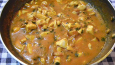 Frango ao molho com leite de coco