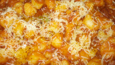 Nhoque de inhame e batata