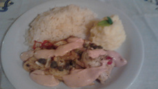 Creme rosé para peixe assado