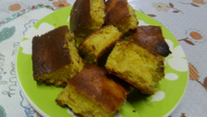 Bolo de milho com leite condensado