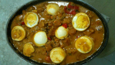 Salada cremosa de bacalhau