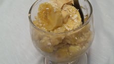 Sobremesa fácil banana e aveia