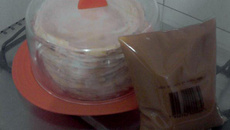 Paqueca de Doce de Leite