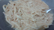 Macarrão cremoso fácil