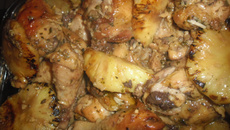 Frango com abacaxi