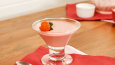Mousse de morango da Carmelita