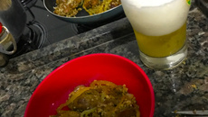 Aperitivo de fígado de galinha