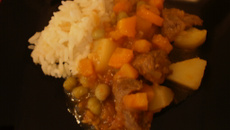 Picadinho de carne com verduras