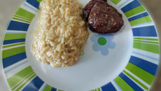 Arroz à piamontese com ervas finas