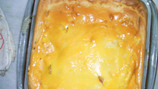 Pastelão de frango com palmito da Diana