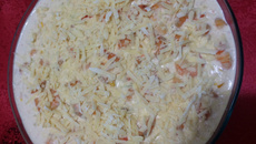 Camarão aos queijos