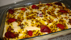 Pavê delícia de morango