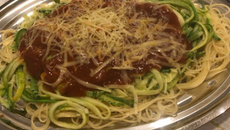 Macarrão de abobrinha italiana