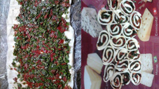 Rocambole de mussarela de búfala