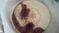 Pudim de pão de micro-ondas