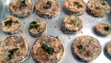 Berinjela empanada de forno