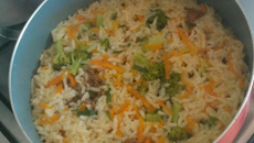 Arroz com brócolis fácil
