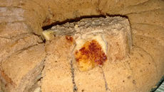Bolo de banana cremoso