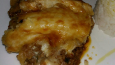 Escondidinho de carne seca da Érica