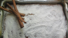 Bolo de banana com aveia e linhaça